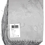 MANTON ADAMASCADO 140 CMS GRIS PLATA 😍ULTIMAS UNIDADES