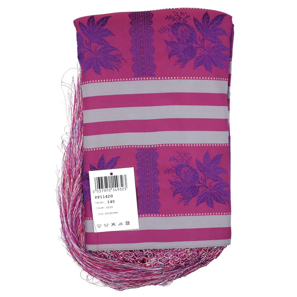 PAÑUELO RAYON Y POLIESTER 1,40😍  IDEAS MORADOS