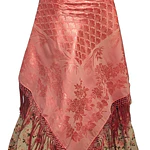 MANTON ADAMASCADO T 140 COLOR ROSA SALMON