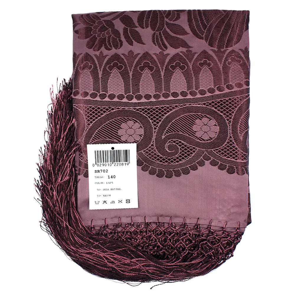 PAÑUELO SEDA ALGODON 140 CMS SR 702 