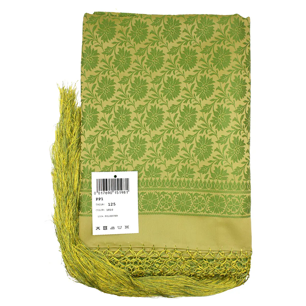 MANTON ADAMASCADO 125 cms  PP1 VARIOS TONOS