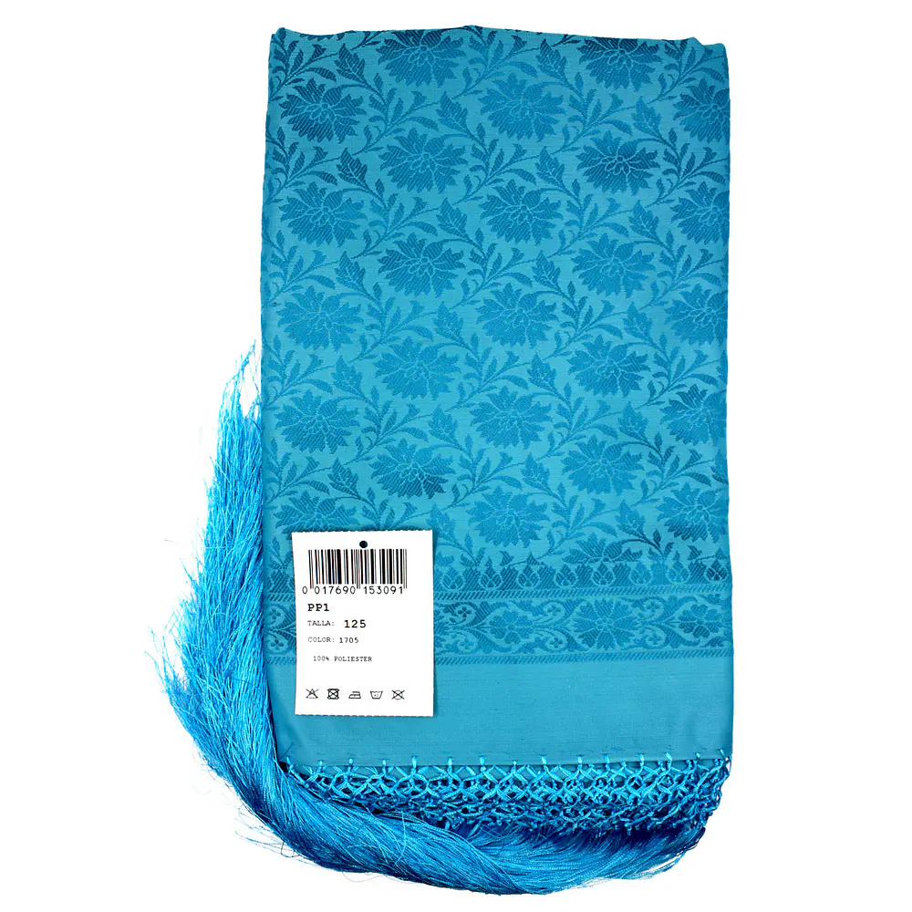 MANTON ADAMASCADO 125 cms  PP1 VARIOS TONOS