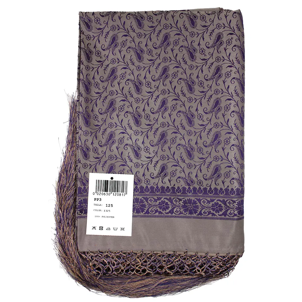  PAÑUELO CON FLECO POLIESTER 1,25 PP3 VARIOS TONOS