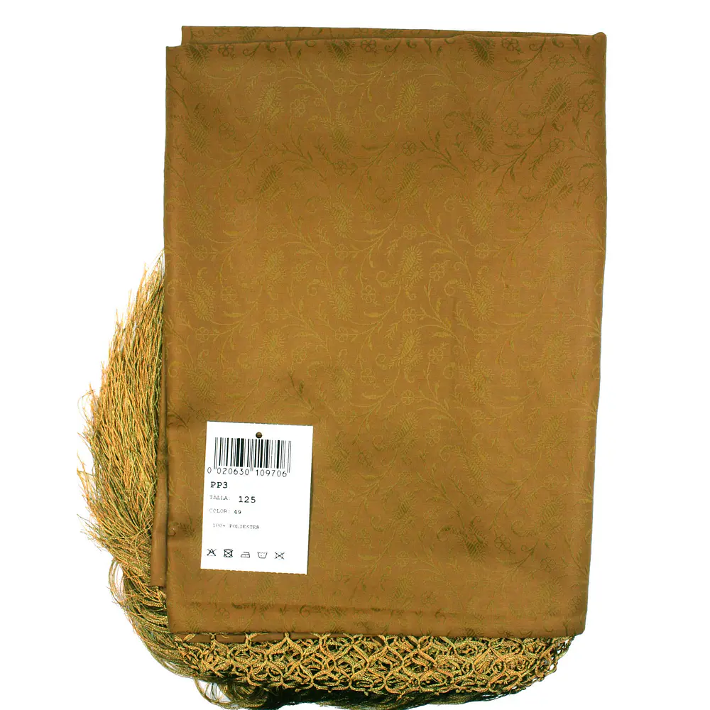 PAÑUELO CON FLECO POLIESTER 1,25 PP3 VARIOS TONOS