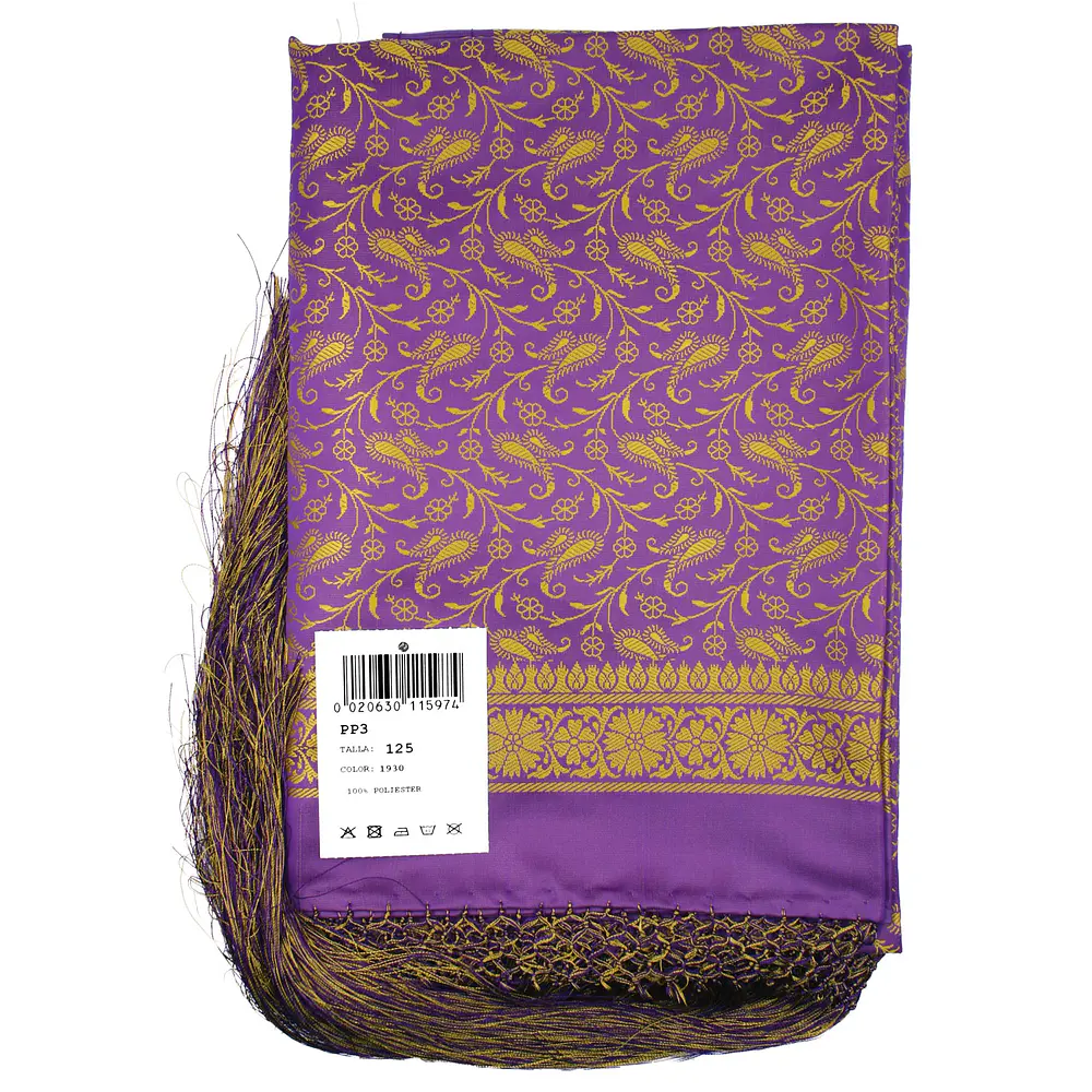  PAÑUELO CON FLECO POLIESTER 1,25 PP3 VARIOS TONOS