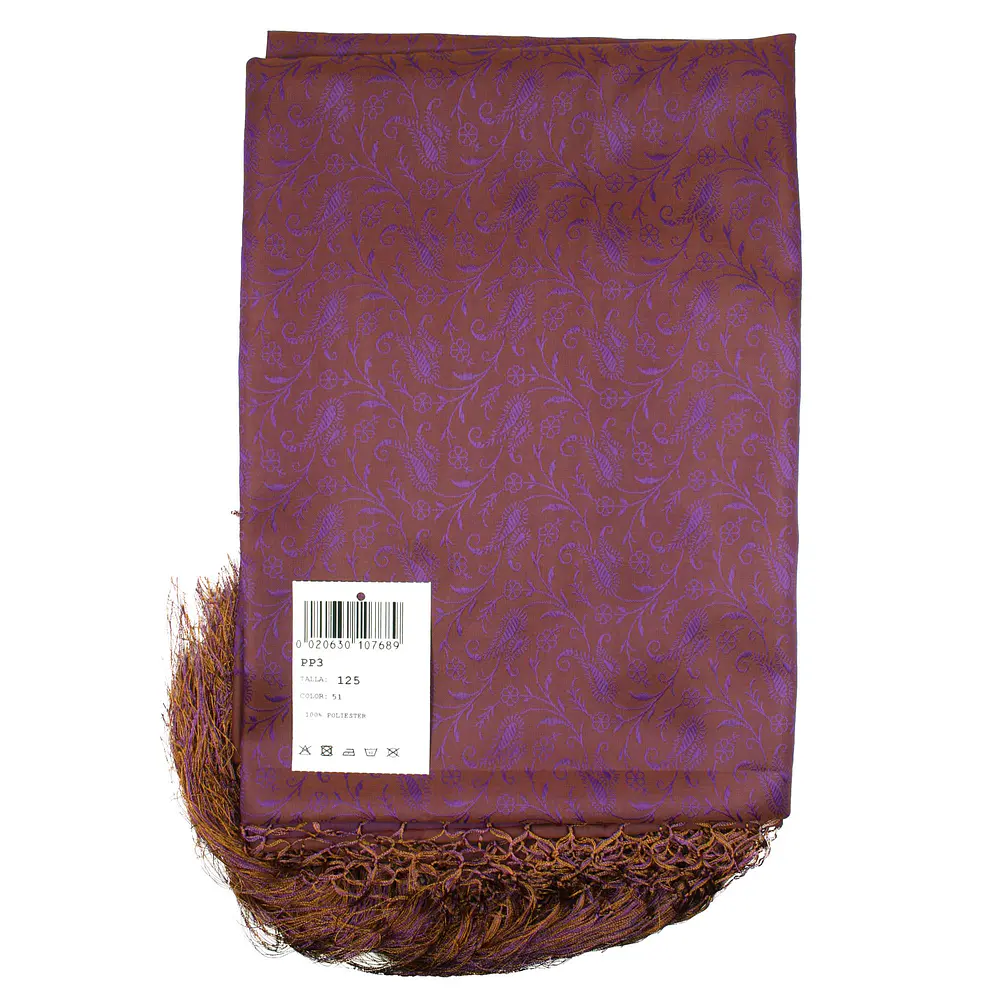 PAÑUELO CON FLECO POLIESTER 1,25 PP3 VARIOS TONOS
