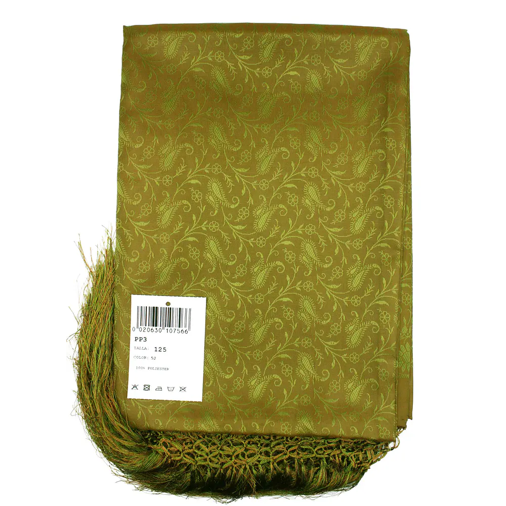  PAÑUELO CON FLECO POLIESTER 1,25 PP3 VARIOS TONOS