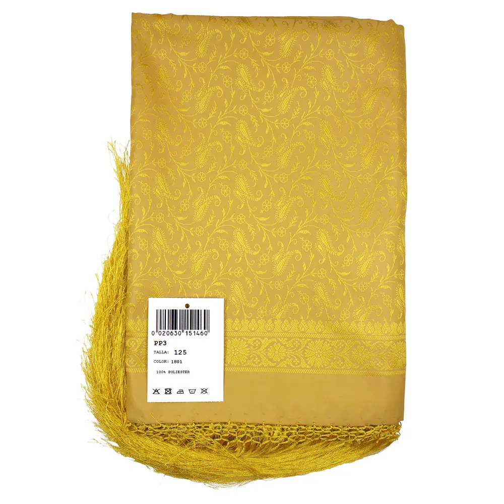  PAÑUELO CON FLECO POLIESTER 1,25 PP3 VARIOS TONOS