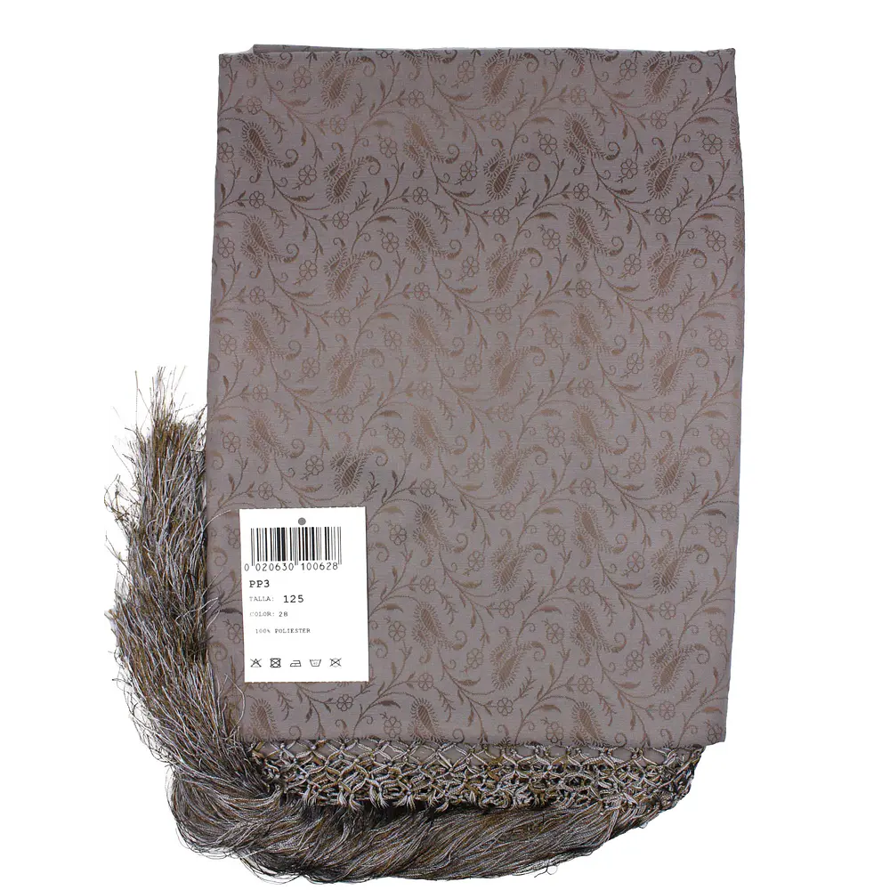  PAÑUELO CON FLECO POLIESTER 1,25 PP3 VARIOS TONOS