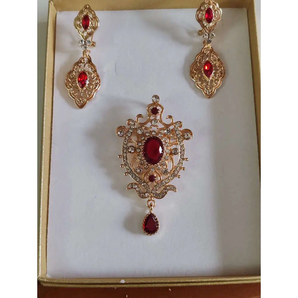 CONJUNTO BROCHE PENDIENTES 