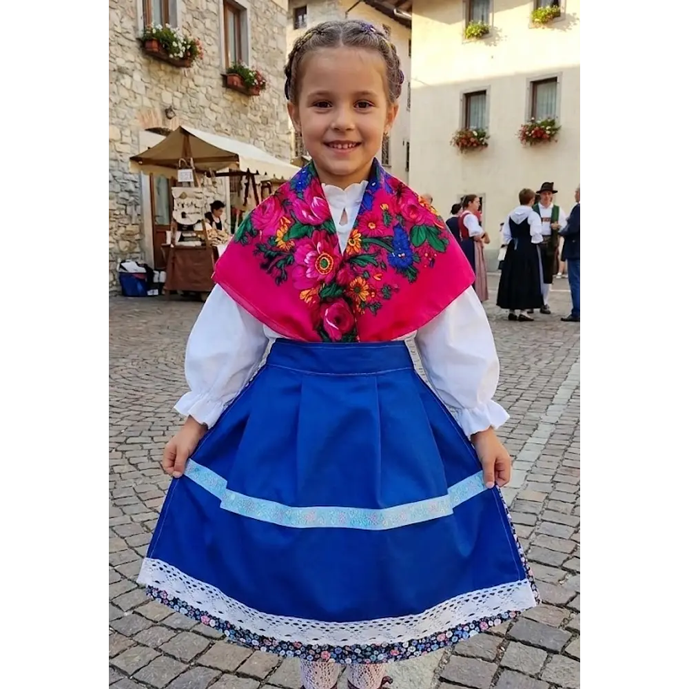 CONJUNTO NIÑA T 3/4 AÑOS /4 PIEZAS