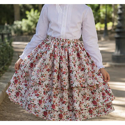FALDA 4/5 AÑOS largo 51 cms