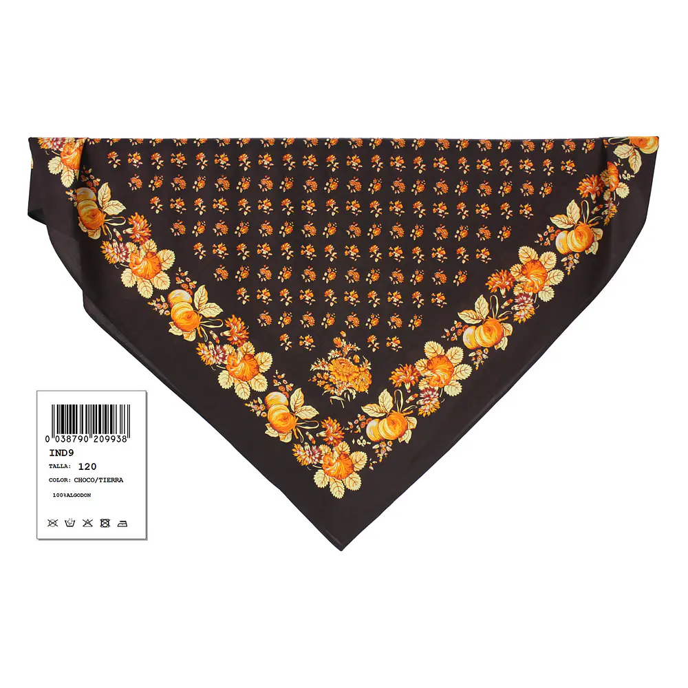 Pañuelo regional indiana mod Mudejar varios tonos
