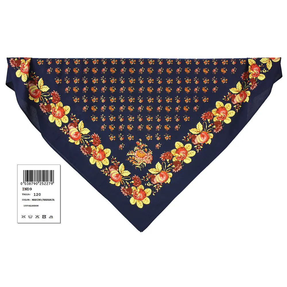 Pañuelo regional indiana mod Mudejar varios tonos