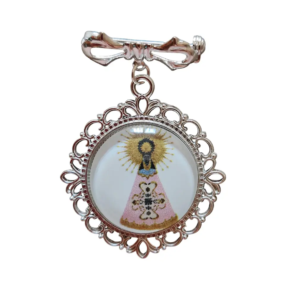 BROCHE VIRGEN DEL PILAR COLGANTE 