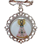 BROCHE VIRGEN DEL PILAR COLGANTE 