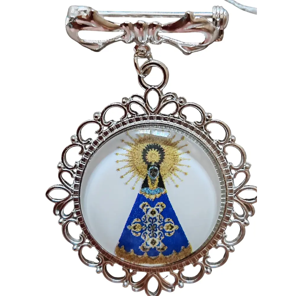 BROCHE VIRGEN DEL PILAR COLGANTE 