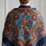 Pañuelo regional baturra lanoso 130x130 cms mod Ares