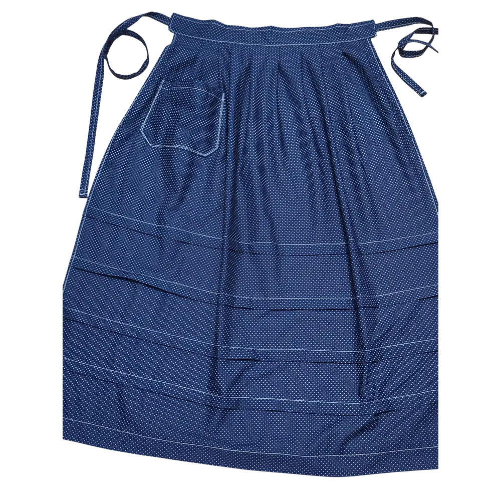 Delantal Regional / Baturra – Estampado Mini Topo en Algodón