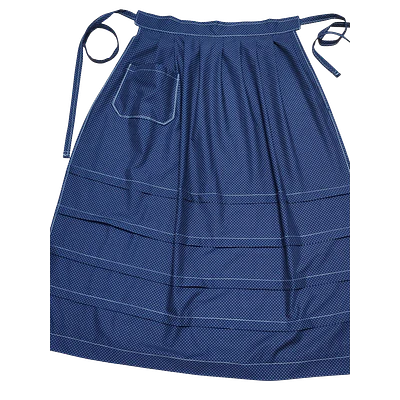 Delantal Regional / Baturra – Estampado Mini Topo en Algodón