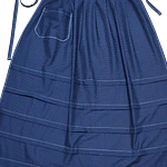 Delantal Regional / Baturra – Estampado Mini Topo en Algodón