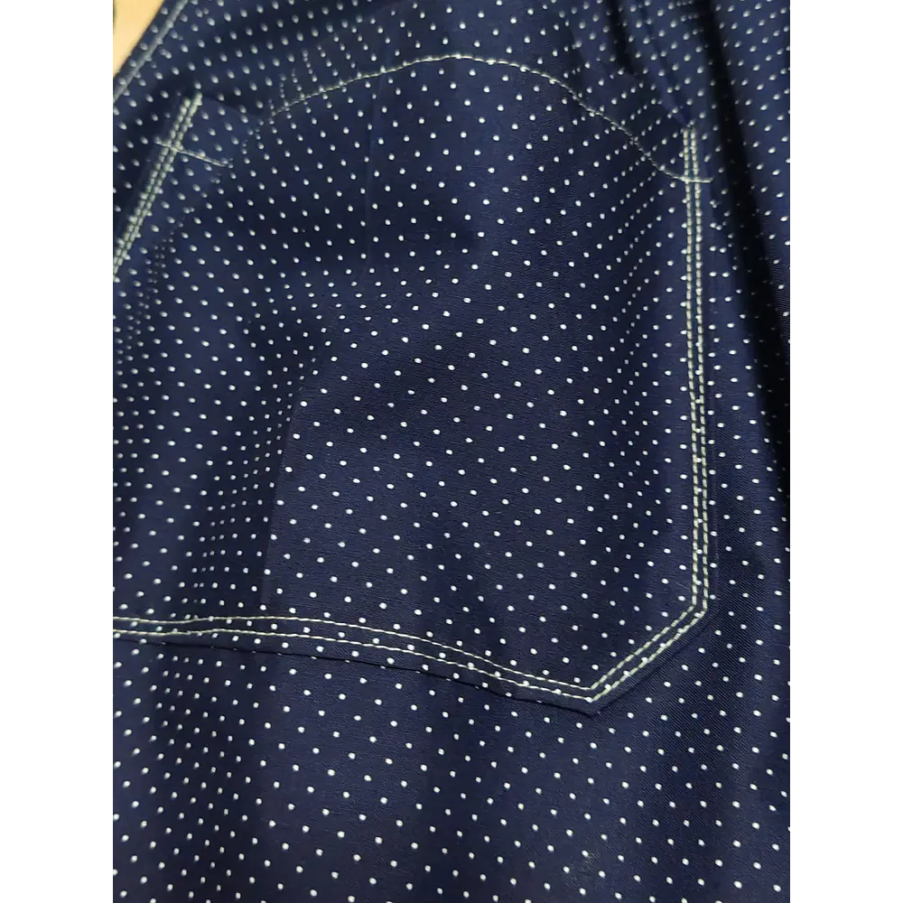 Delantal Regional / Baturra – Estampado Mini Topo en Algodón