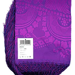 Manton regional baturra 140 cms rayon poliester tonos morados