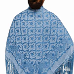 Manton regional baturra 140 cms rayon poliester celeste
