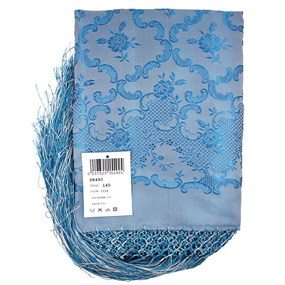 Manton regional baturra 140 cms rayon poliester celeste