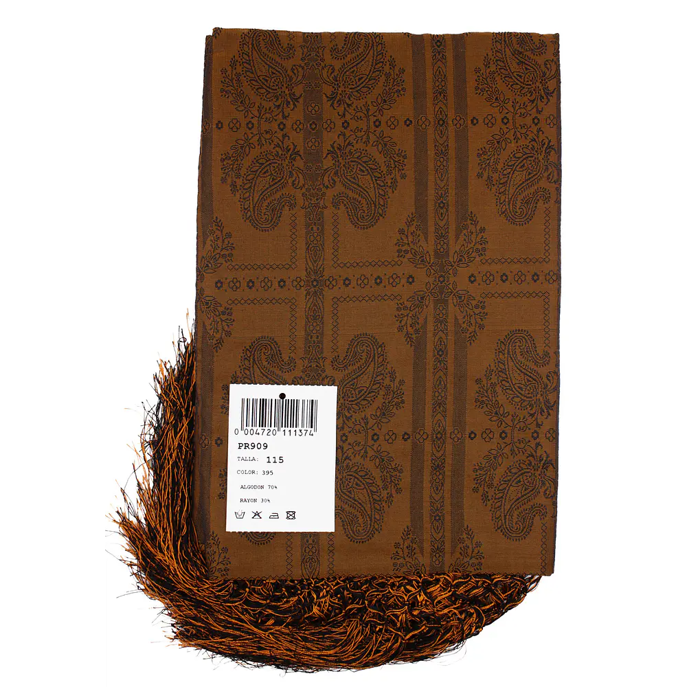Pañuelo Regional Baturra (115 cm) – Algodón y Rayón de Alta Calidad
