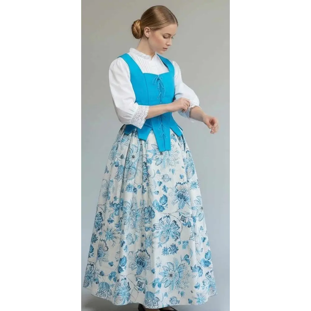 Traje Baturra Aragonesa 2 Piezas Azul Turquesa T.38/40 | Esencia Regional