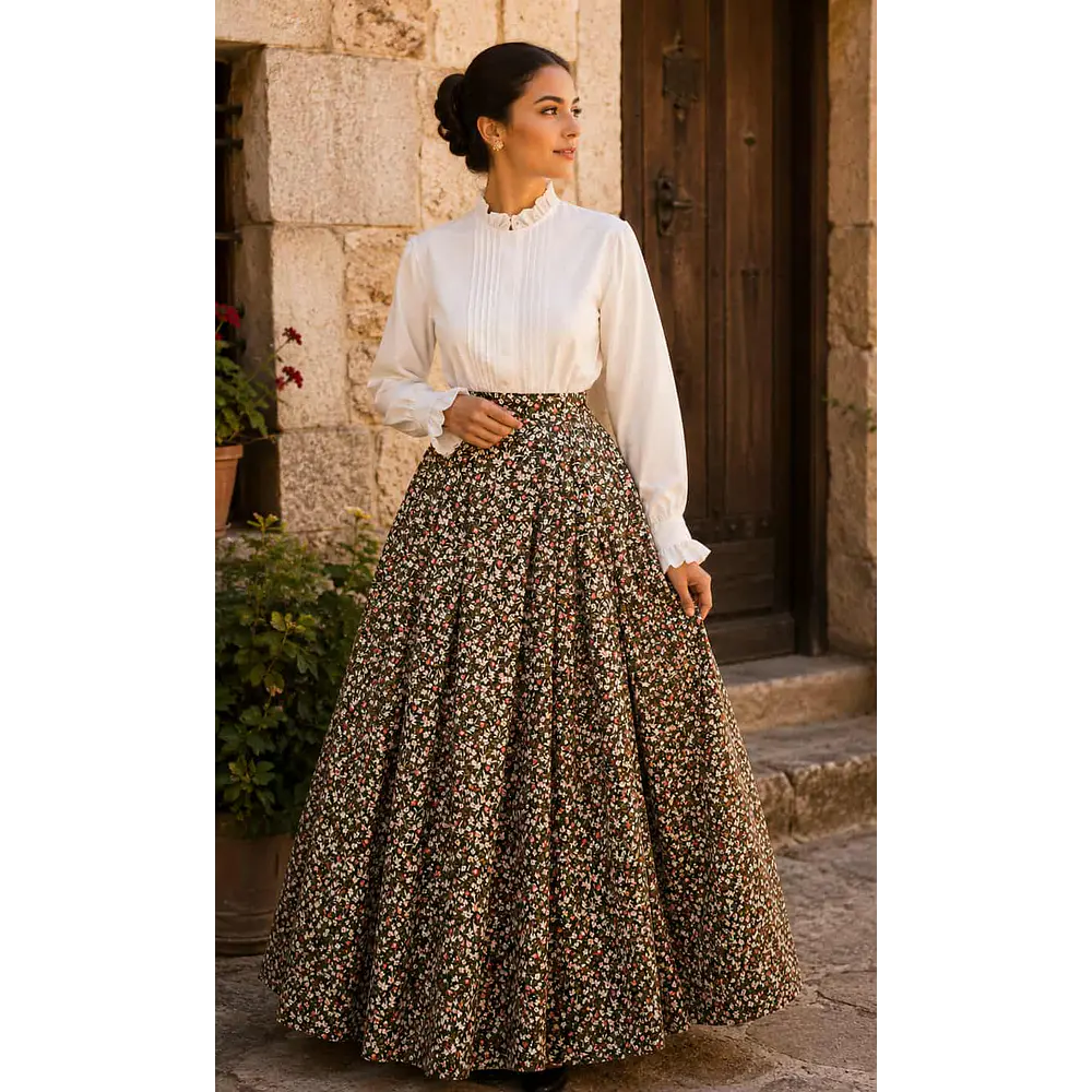 Falda baturra regional t 40/42 mod Ibon