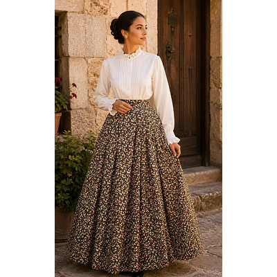 Falda baturra regional t 40/42 mod Ibon