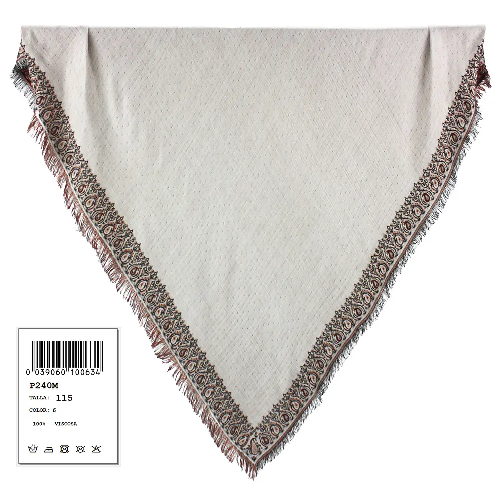 PAÑOLETA TEJIDO VISCOSA 115 cm