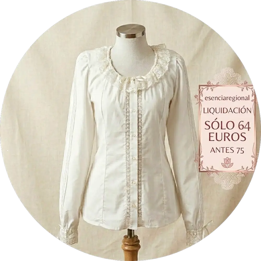 CAMISA REGIONAL/BATURRA   IMITACION SEMIHILO MOD NAVIA