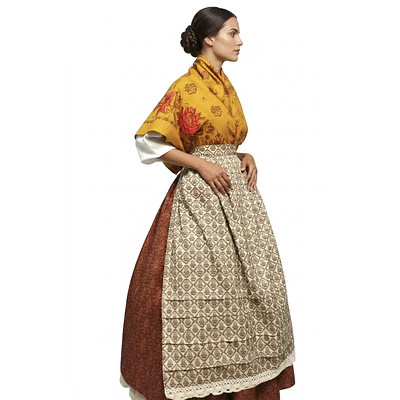  TRAJE REGIONAL MUJER 34/36 MOD VINAGRE