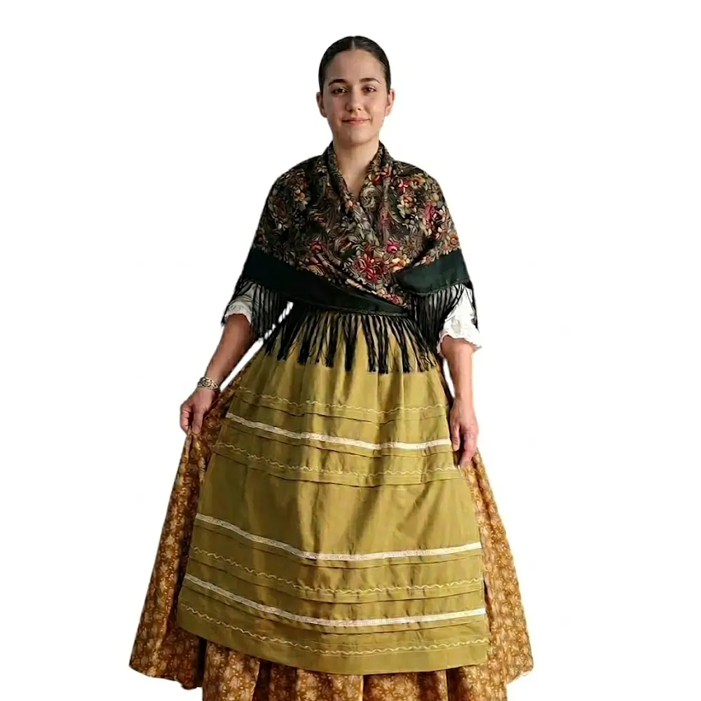 Traje regional baturra T 38/40 de 3 piezas Mod Primavera