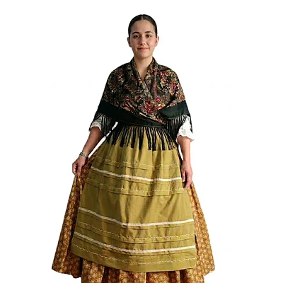 Traje regional baturra T 38/40 de 3 piezas Mod Primavera