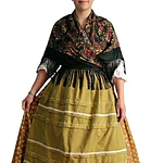 Traje regional baturra T 38/40 de 3 piezas Mod Primavera