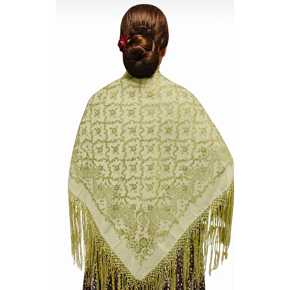 Manton Regional baturra 140 cms tonos verdes