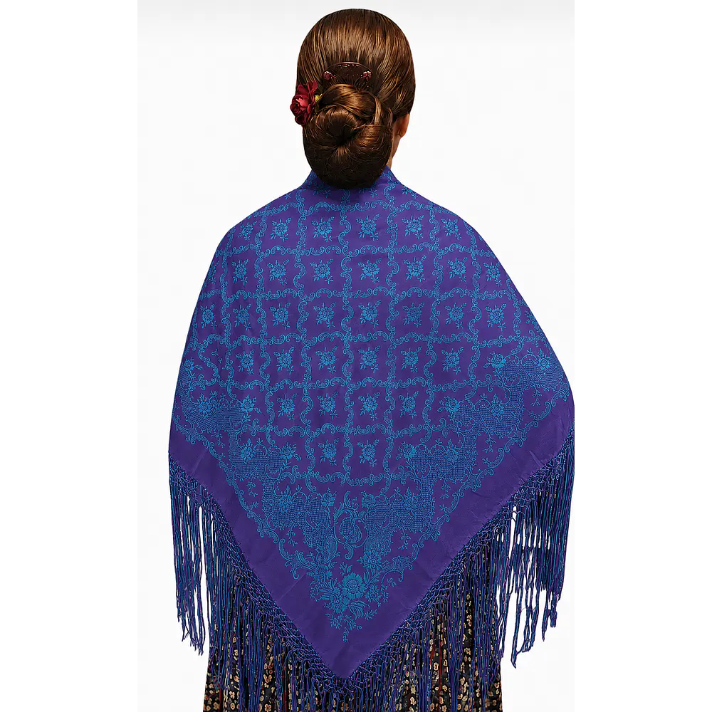 PAÑUELO  REGIONAL BATURRA ADAMASCADO  1,40 X140  ¡ NUEVOS TONOS !