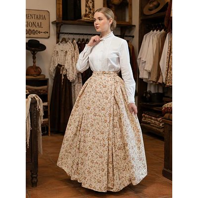 Falda regional baturra T 46/48 Mod Mostaza