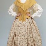 Traje baturra regional 3 piezas T 46/48 Mod mostaza