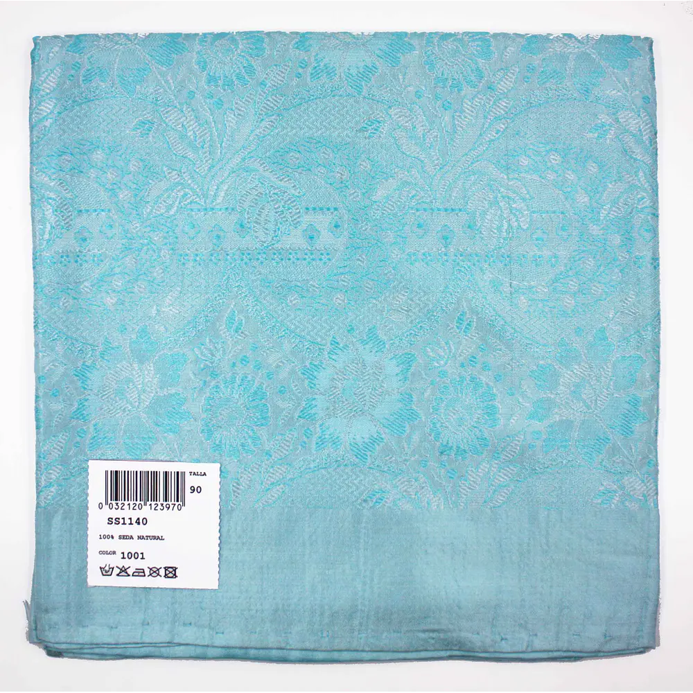 Pañuelo Coronario o de Talle de Seda Natural 100% – 85 cm