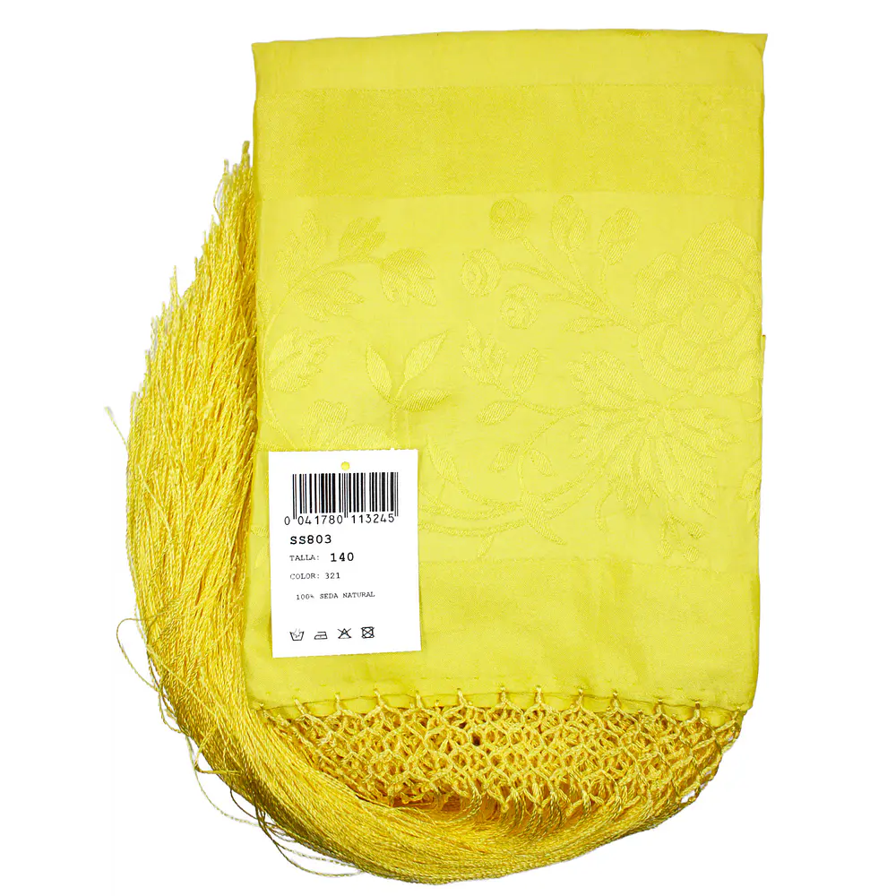 Mantón de Seda Natural 140x140 cm |Gran Formato  mod 803