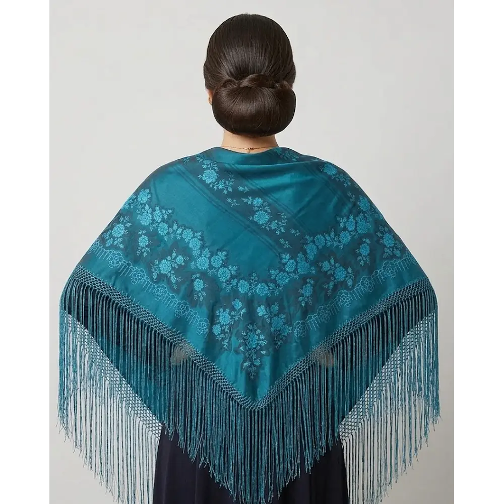 Mantones de Seda Natural/algodon 140x140  Réplicas