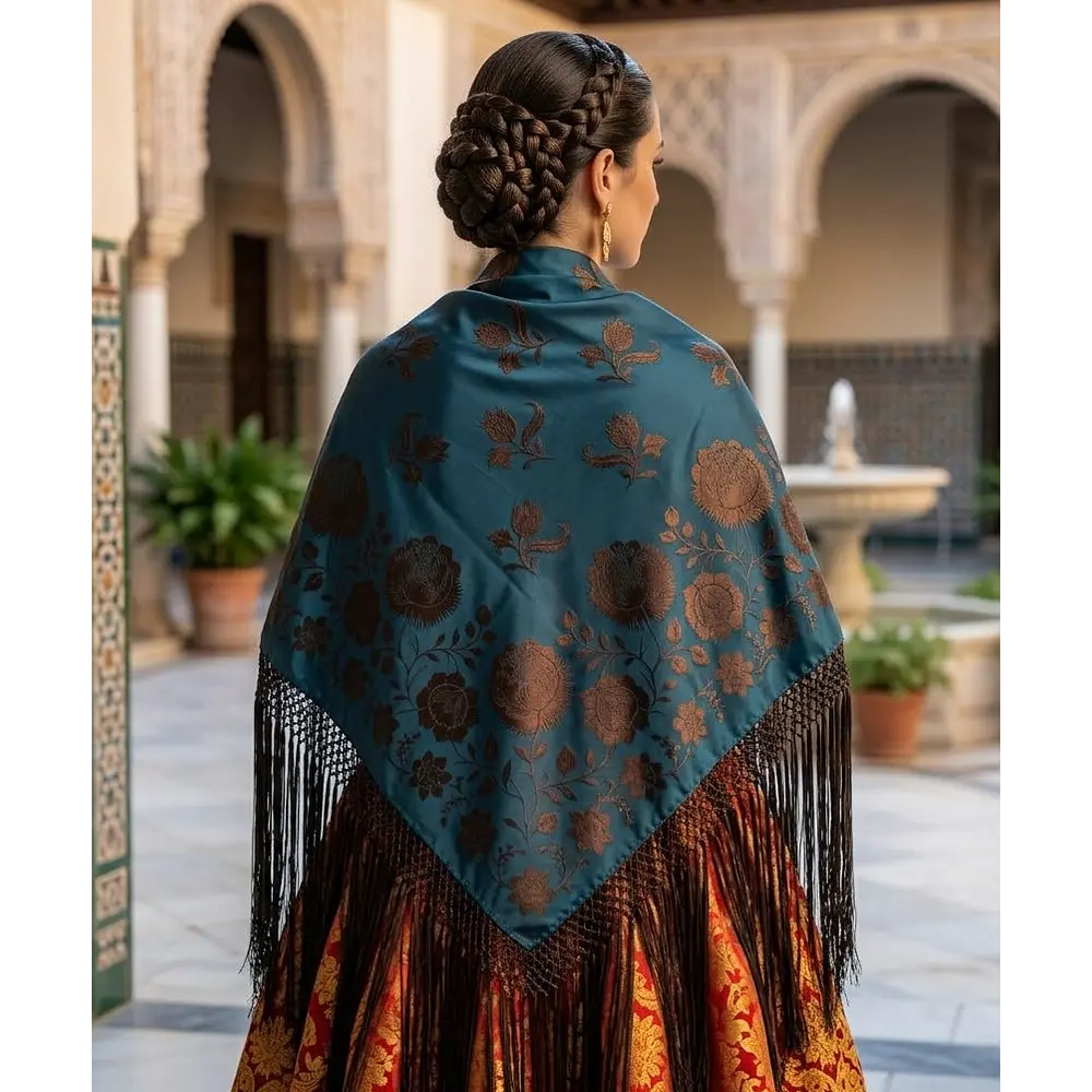 PAÑUELO RAYON Y POLIESTER 1,40 
