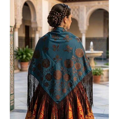PAÑUELO RAYON Y POLIESTER 1,40 