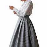 Falda Baturra Aragonesa Rayas Talla 38/40 – Algodón Artesanal | Esencia Regional