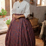 Falda Regional de Baturra/Huertana –Algodón, Talla 50-52 Mod Berry